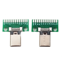 Male Type C Test PCB Board with USB 3.1 Port - 20.6x10mm Universal Test Board