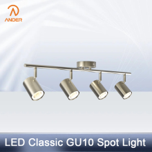 Four-Pole GU10 Spotlight for High-Performance Lighting