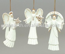 ceramic angel figure / angel ornament