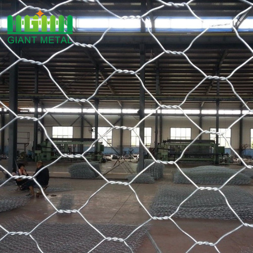 Galvanized Anti Corrosion Hexagonal Gabion Box Wire Mesh