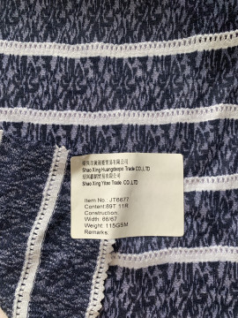 High Quality Bind-off 89T/11R Width 66/67 Fabric