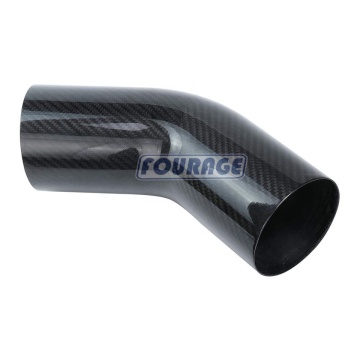 High Strength Carbon Fiber Bent Tube - 45/90 Degree Elbow Pipes