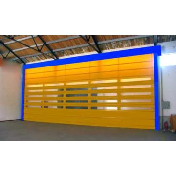 Porta automatica per avvolgibile pieghevole in PVC