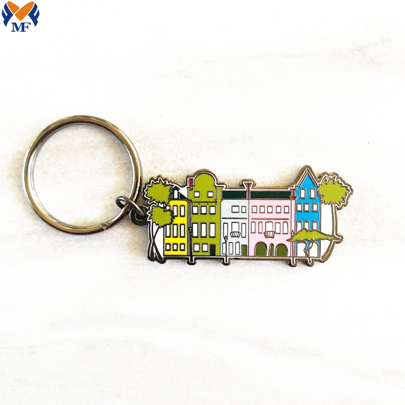 Rainbow Charleston Keychain