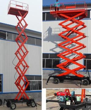 Vehicular mobile hydraulic lift