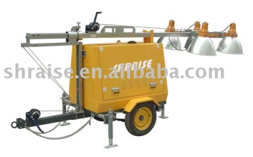 diesel lighting tower RZZM42C-Hand operated(lighting tower, industrial lighting tower, portable lighting tower)