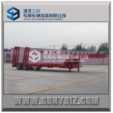 Made in China factory low flatbed transport trailer,flatbed trailer