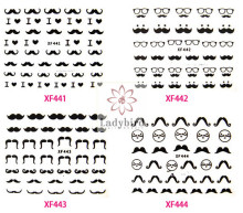 Ladybird newest 3D new Designs Nail Decals Nail Wraps /3D nail art sticker