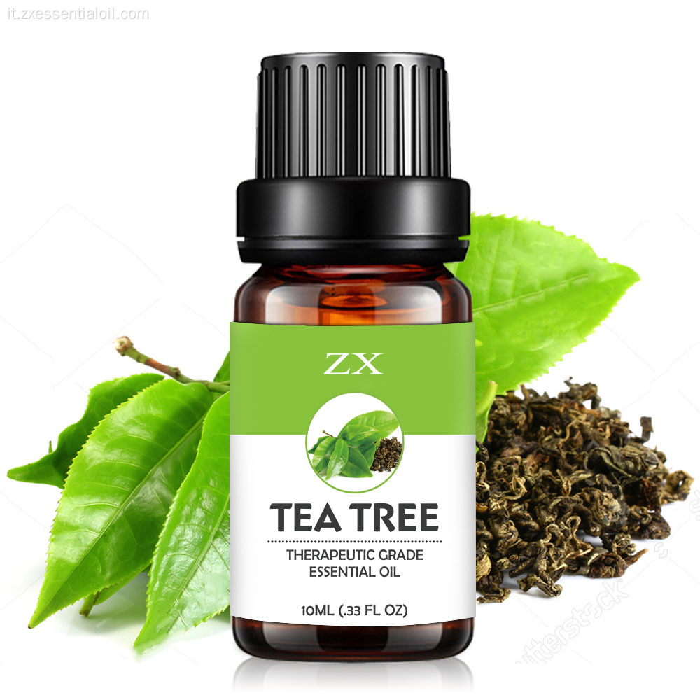 olio di tea tree naturale puro per il trattamento dell&#39;acne