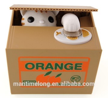 cat money box lockable money box metal money box