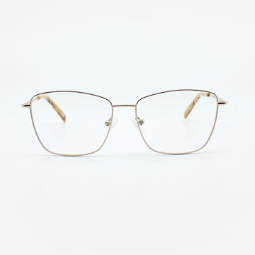 Square fashion Metal Women's Optical Frames