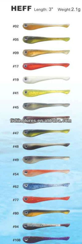 plastic fishing lure soft lure