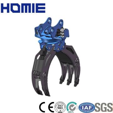 Hydraulic Rotating Log Grapple for Excavator Attachment