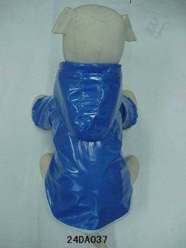 Waterproof blue dog clothes