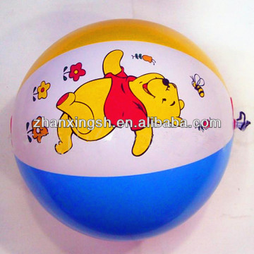 lovely pvc inflatable beach ball inflatable bear ball toys