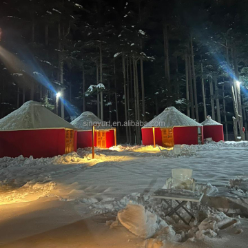 Luxury Modern Yurt Design Tent for Guest Lodging 5m/6m