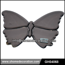 Tea Color Mirror Butterfly Fancy Hanging Mirror