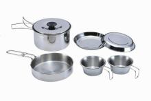 2 Person Hiking Cook Set with Foldable Handles