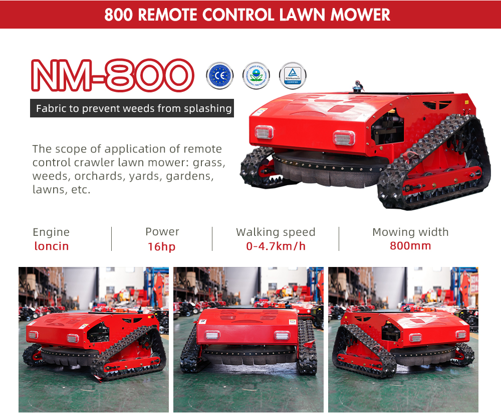 06 Crawler Wheel Type Remote Control Mower