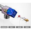 Acessórios de banheiro de válvula de ângulo de controle manual de estilo fashion torneira de lavagem durável