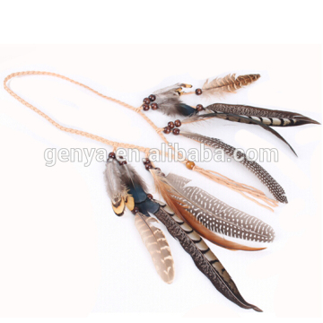 Fashion peacock feather hair band feather hair extension feather head band