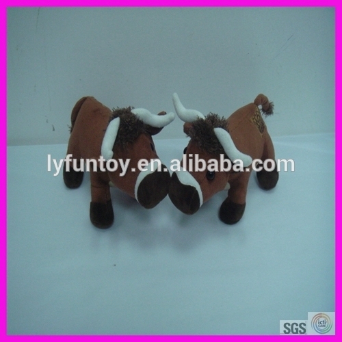 wild and jungle plush toy,plush cattle