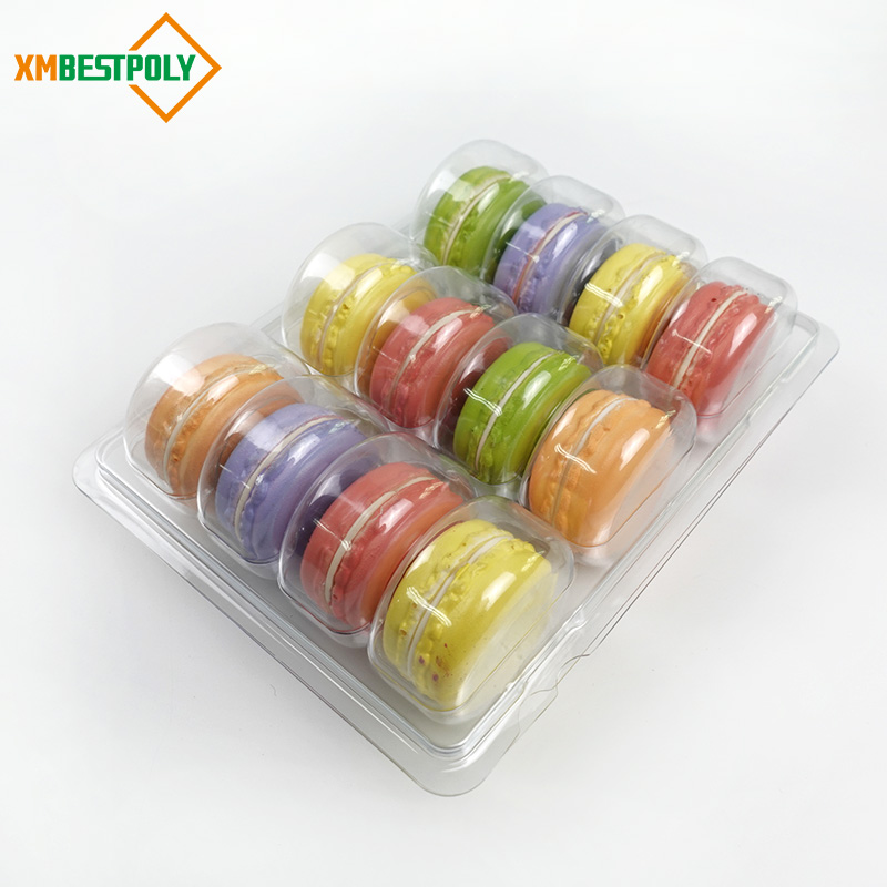 50 Macarons Blister Tray Pack Plastic Tray Packaging