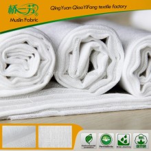 woven bleached fabric 88*64 use for baby diaper wholesale muslin