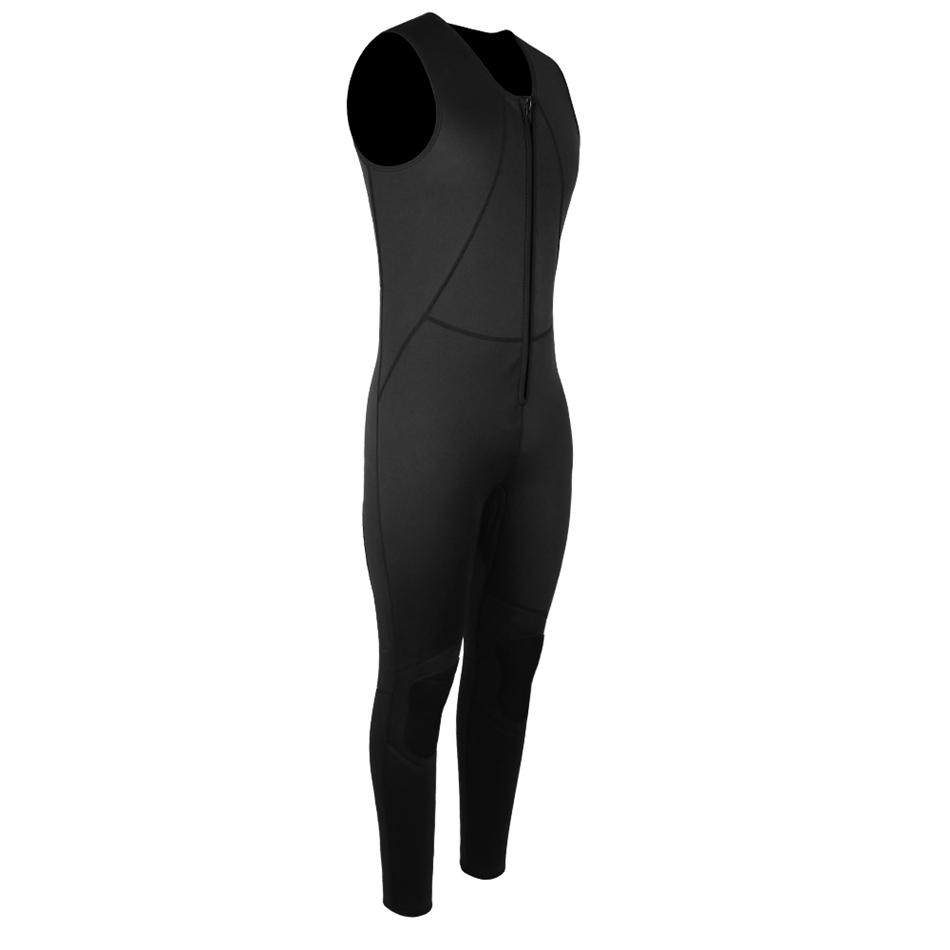 Seaskin Men Neoprene Front Zip Farmer John Wetsuits