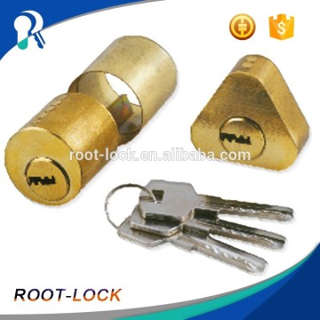 New design round cylinder push lock