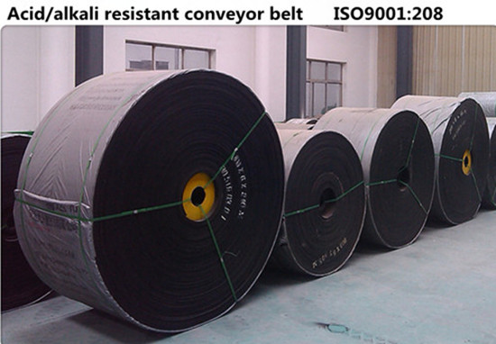 Acid alkali resistant conveyor belt 