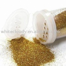 gold glitter powder