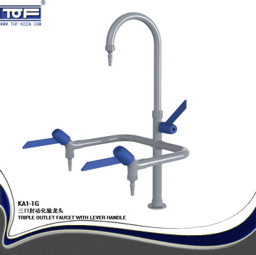 School Lab physic equip brass faucet with Lever Handle