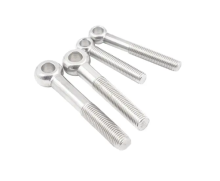 With stainless steel eyebolts