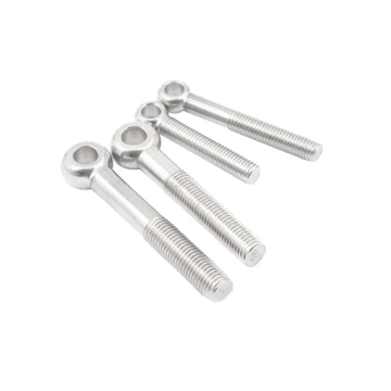 With stainless steel eyebolts