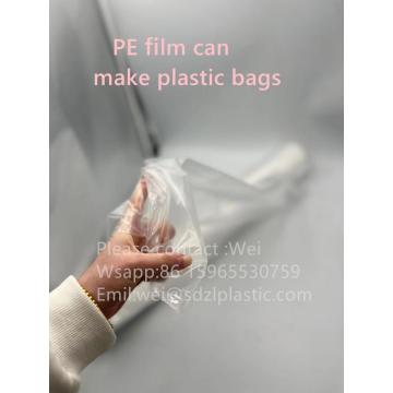 Filme PE costumava fazer sacolas plásticas