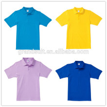 Custom hot sell zipper collar high quality low price polo of shirt