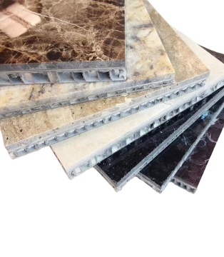 Aluminum Honeycomb Marble Panel: Ceramic and Marble Coated Aluminum Honeycomb Panels