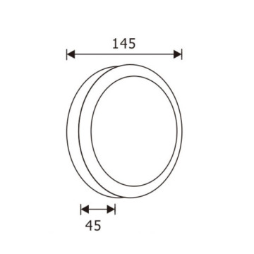 LEDER IP65 Down 5W Outdoor Wall Light