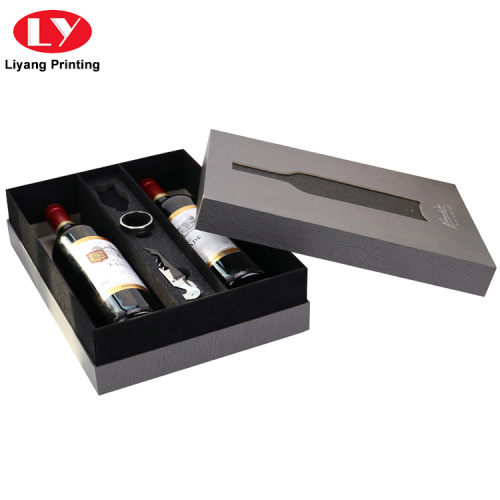 Luxus Papier Pappe Wein Aufbewahrungsbox