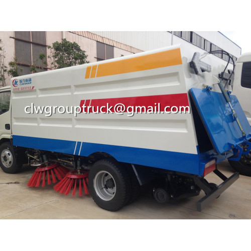 Dongfeng Tianjin Road vakum Sweeper truk