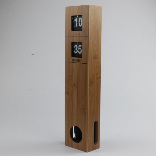 Long Pendulum Wooden Hanging Flip Clocks