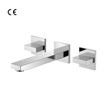 Onirii Wall Mount Double Handle Basin Mixer