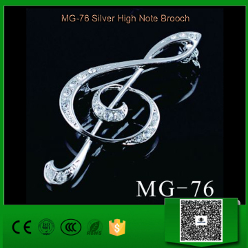 MG-76 Silver High Note Brooch/Most Popular Design Fashion Brooch