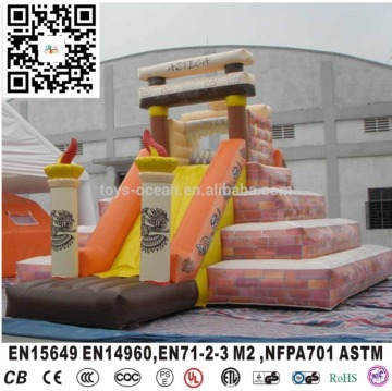 Artificial adult climbing frame, climbing pyramid inflatable rock walls