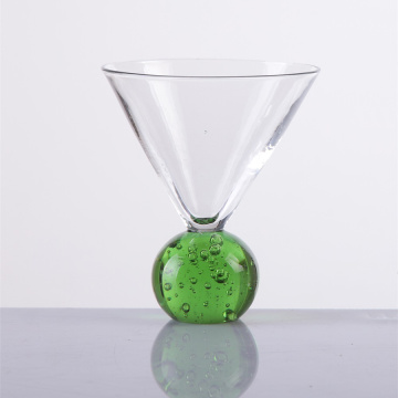 Bicchiere da cocktail colorato creativo Bubble Ball Novità Martini Glass