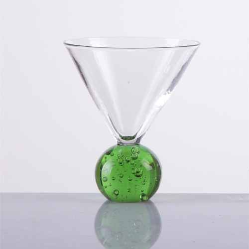 Verre à cocktail coloré créatif Bubble Ball Nouveauté Verre à Martini