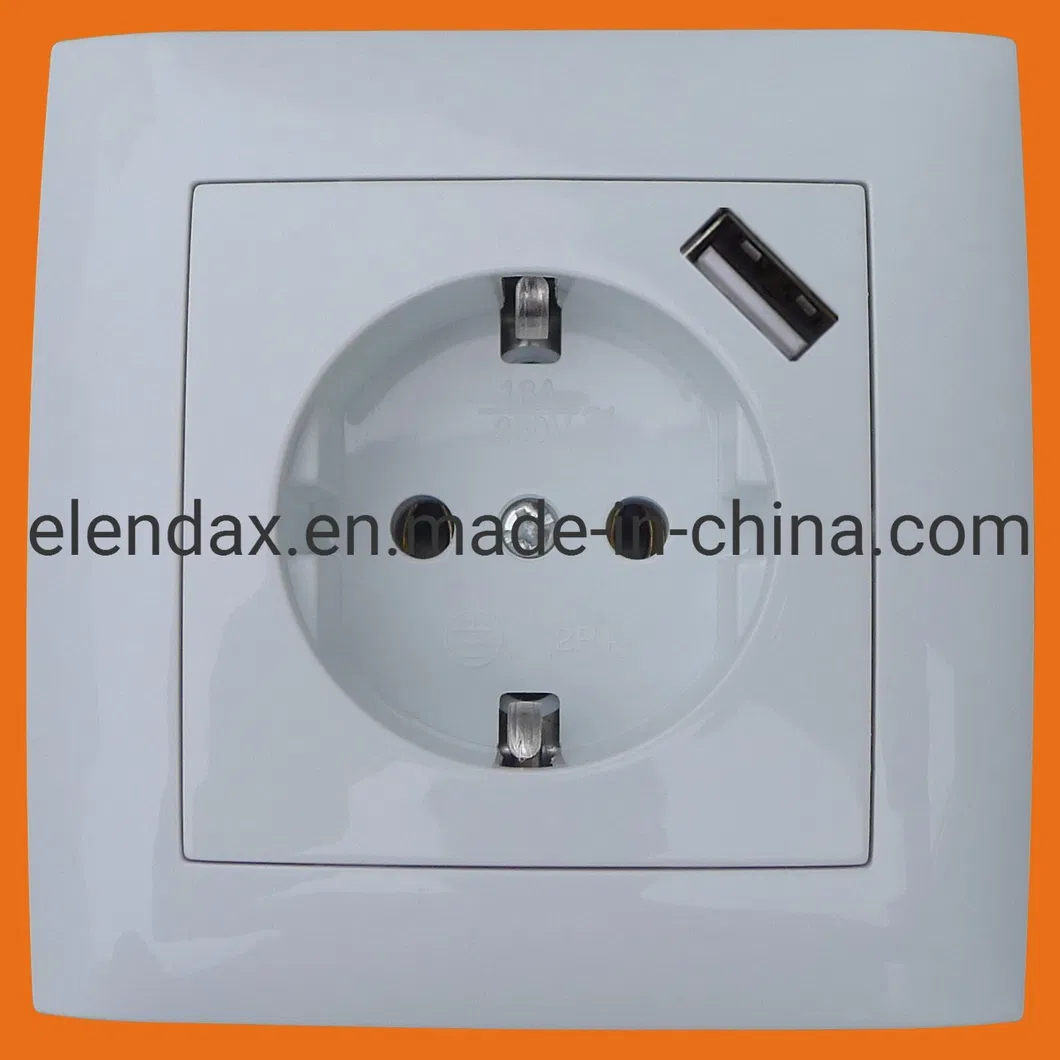 250 В, 16 А, настенная розетка европейского стандарта, домашняя розетка переменного тока