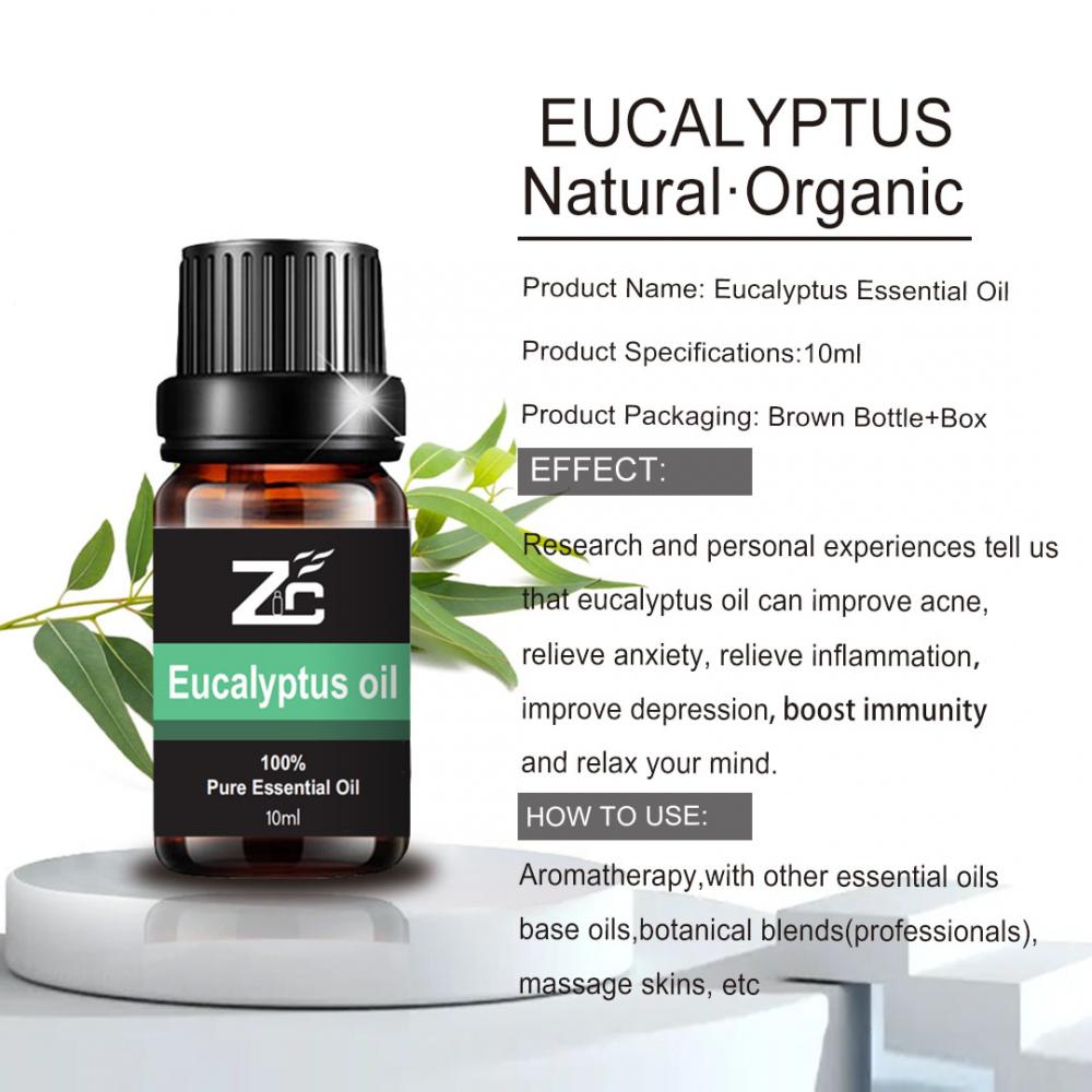 Mafuta ya Eucalyptus Mafuta muhimu kwa aromatherapy