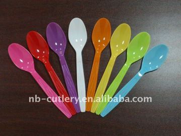 colorful party plastic spoon